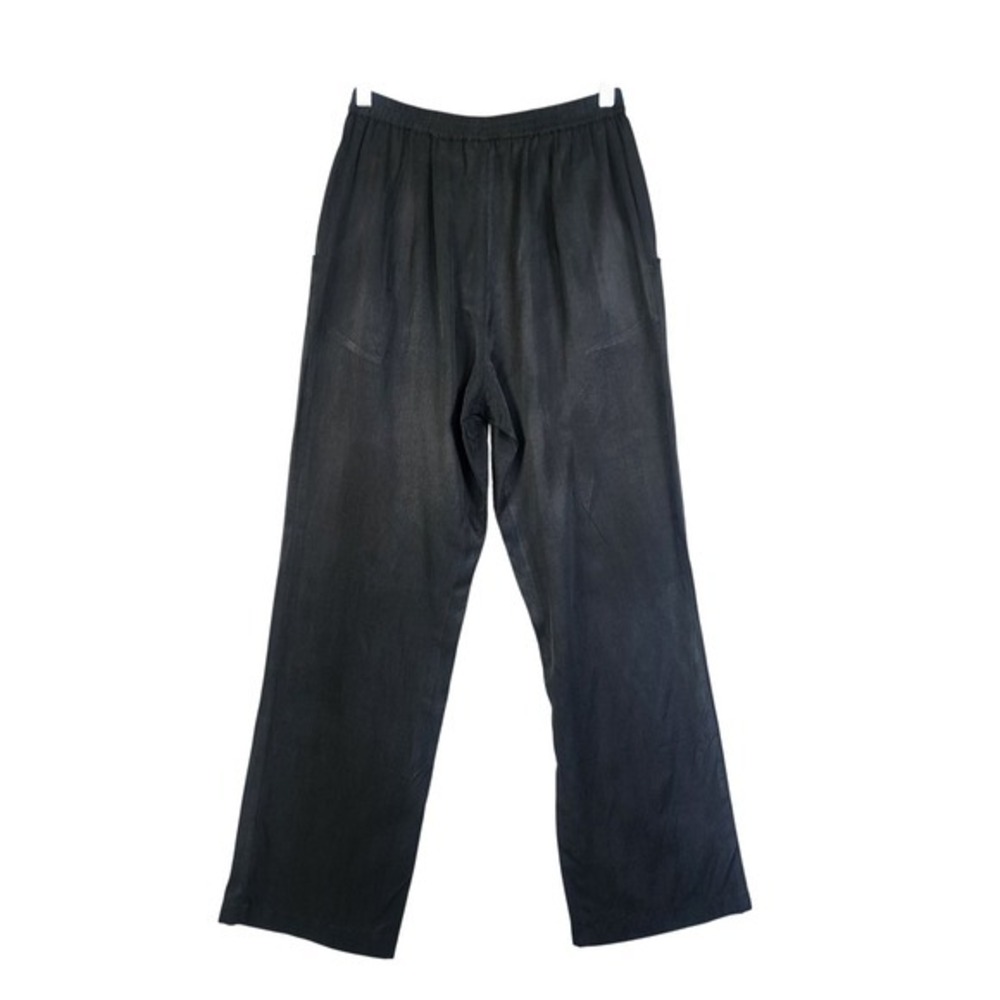 Djerf Avenue Womens On The Go Pants Size Small In Ash Black High Rise Loose Fit - Picture 4 of 14